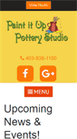 Mobile Screenshot of paintituppottery.com